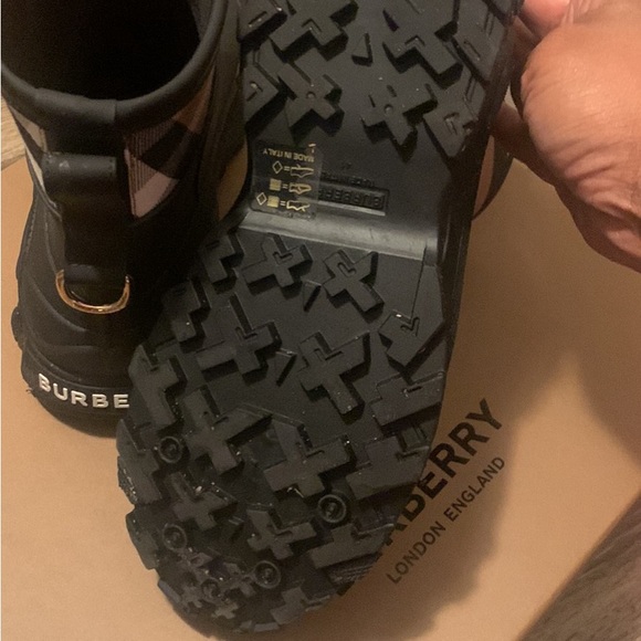 Gently used ankle Burberry boots. - Picture 3 of 4